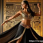 이집트의 전통 춤 벨리댄스 기원 - **Prompt for Classical Egyptian Elegance:**
"A stunning female belly dancer, mid-pose, embodying...